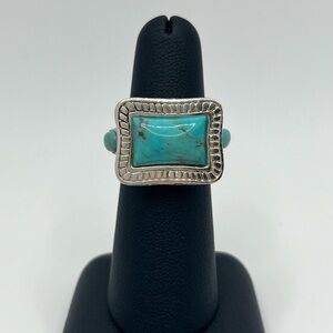 Silver and Turquoise Ring